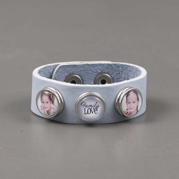 Home Clicks Armband Lichtblauw