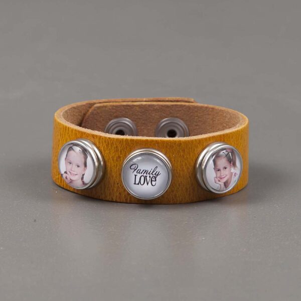 Home Clicks Armband Okergeel