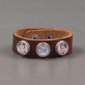 Clicks Armband Donkerbruin