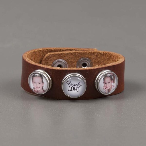 Clicks Armband Donkerbruin