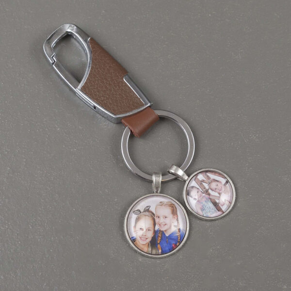 Home Sleutelhanger Boston Zilverkleurig