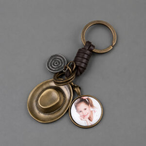 Sleutelhanger Brons Cowboy