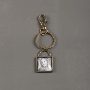 Sleutelhanger Brons Vierkant