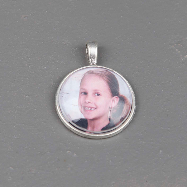 fotohanger rond silverkleurig 25mm