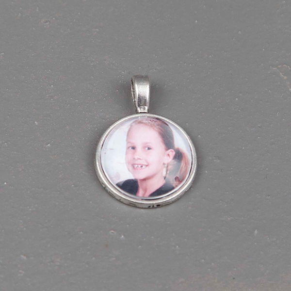 fotohanger rond silverkleurig 20mm