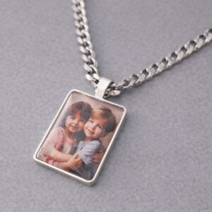 Fotoketting Orlando zilverkleurig