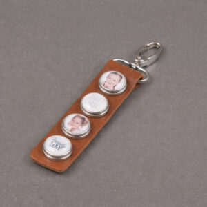 sleutelhanger paris bruin