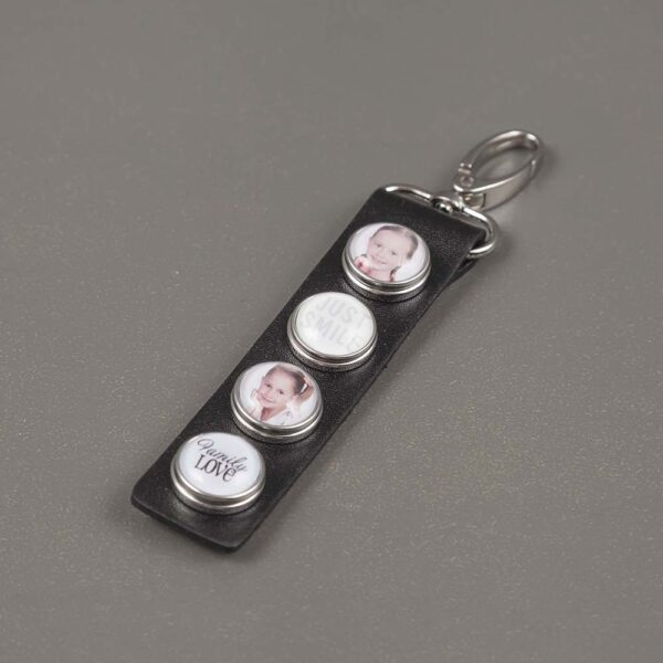 Kettingen sleutelhanger paris zwart