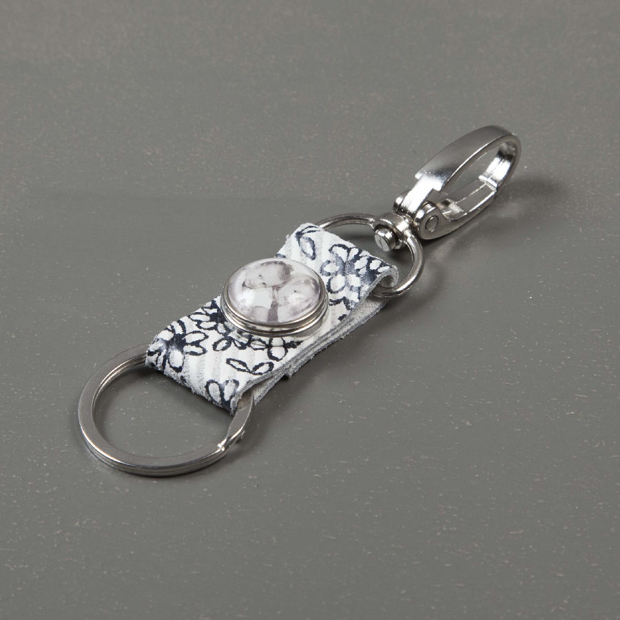 Sleutelhanger Dyon Zwart Wit