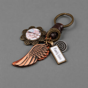 sleutelhanger brons wing